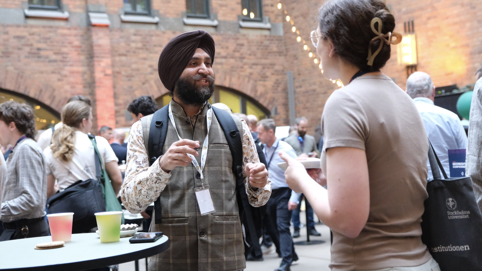 Sponsor mingling during Midnight Sun 2026