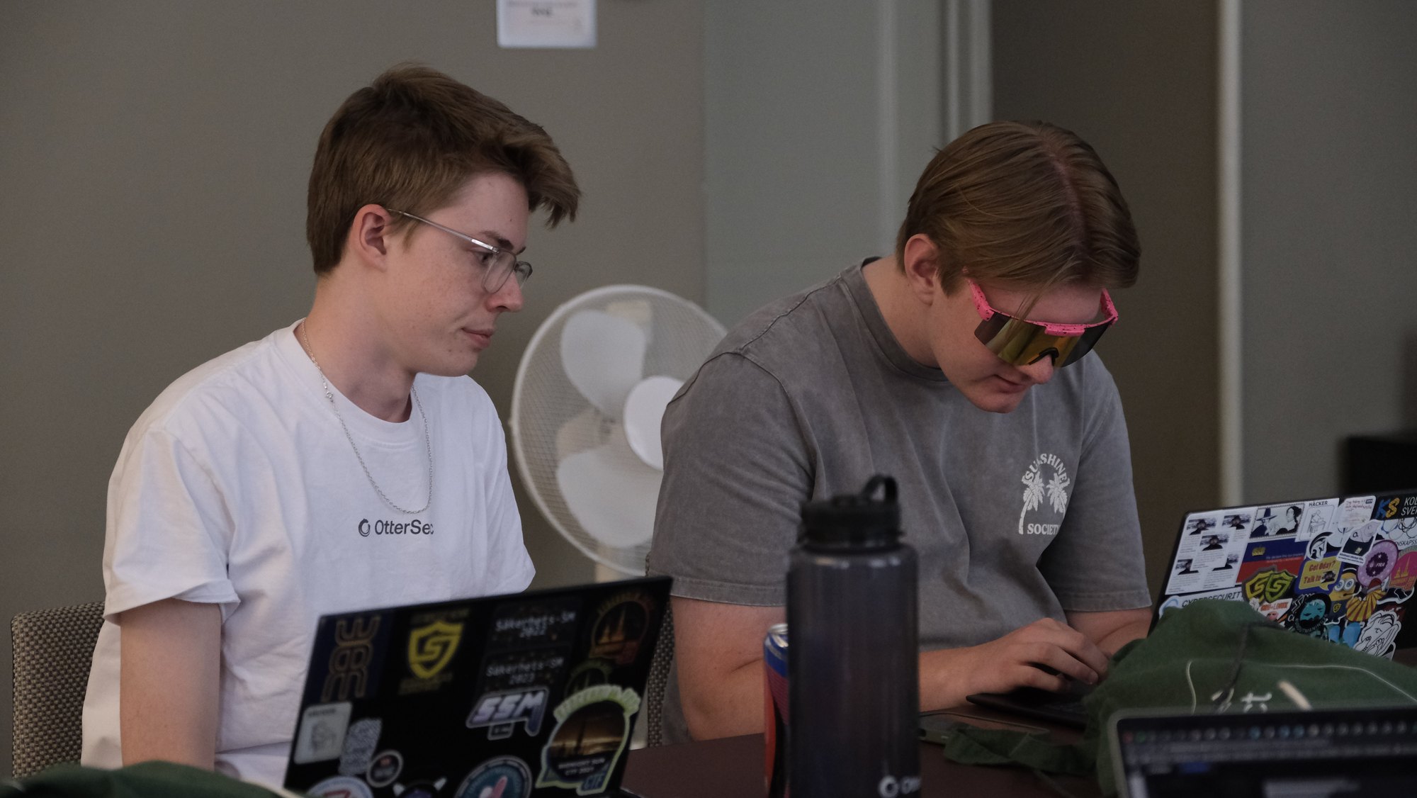 CTF players at Midnight Sun 2026